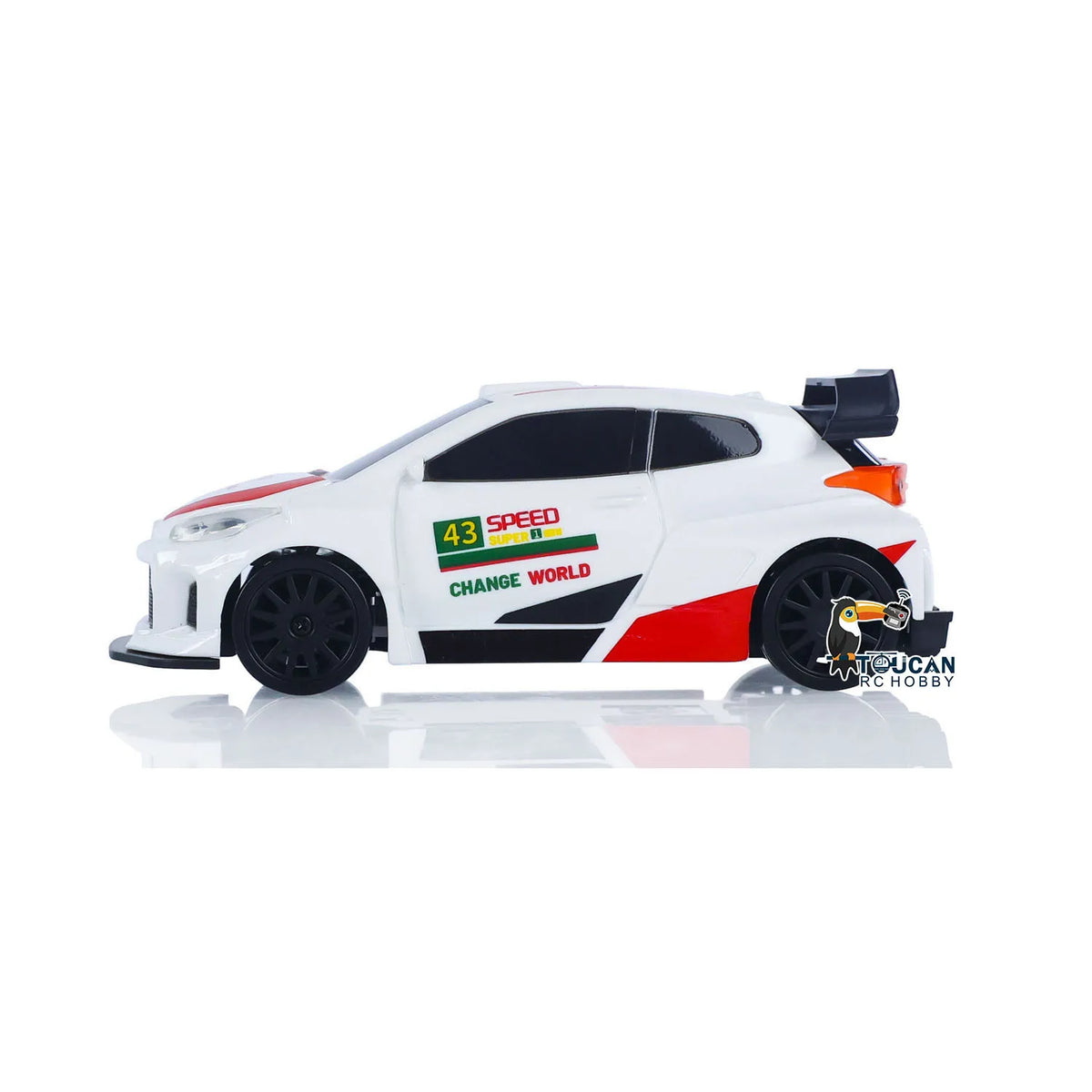 JIABAILE 4308 RC Drift Auto 1:43 4WD 2,4 GHz Weiß – Ohne Gyro