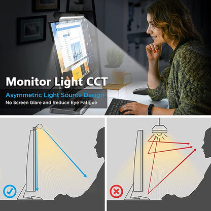 LED Monitor Light Bar – Dimmbare Bildschirmleuchte mit optionalem RGB