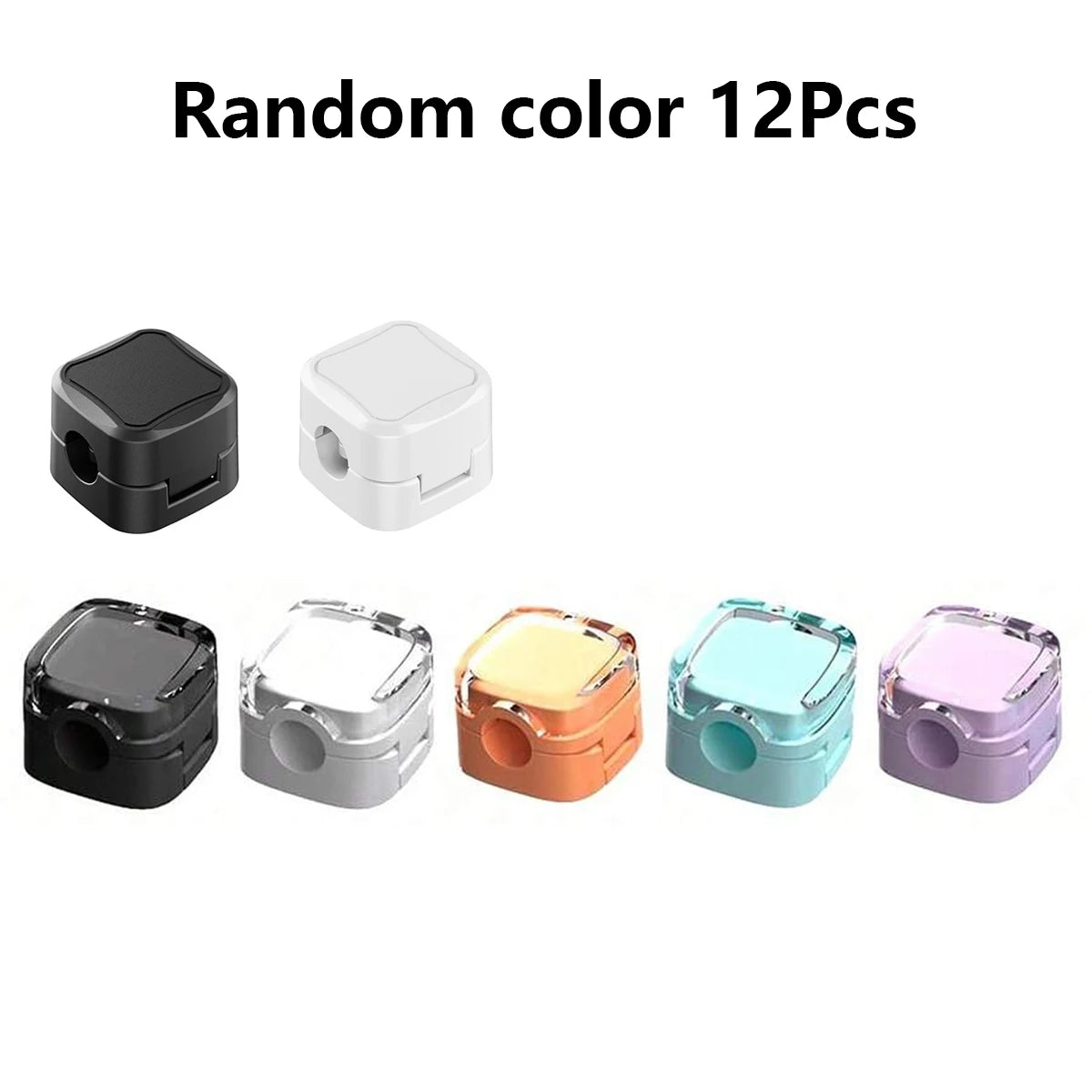 Magnetische Kabelclips – selbstklebender Kabel-Organizer, 6er- oder 12er-Pack