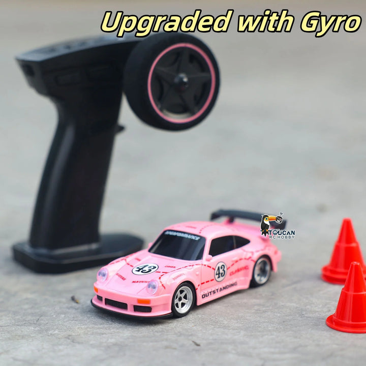 JIABAILE 4305A RC Drift Auto 1:43 mit Gyro 4WD 2,4 GHz Rosa