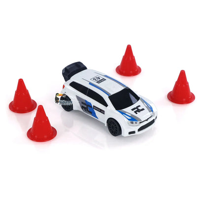 JIABAILE 4308 RC Drift Auto 1:43 mit Gyro 4WD 2,4 GHz Weiß-Rot