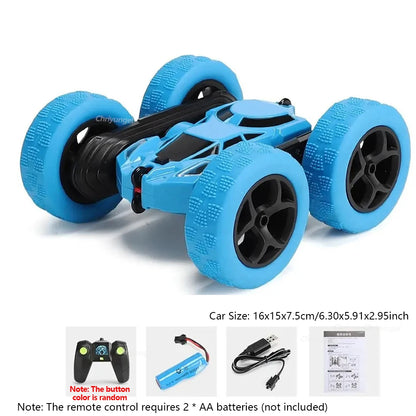 Beidseitig fahrbares RC-Stuntauto – 360°-Flips, geländegängig, LED-Lichter