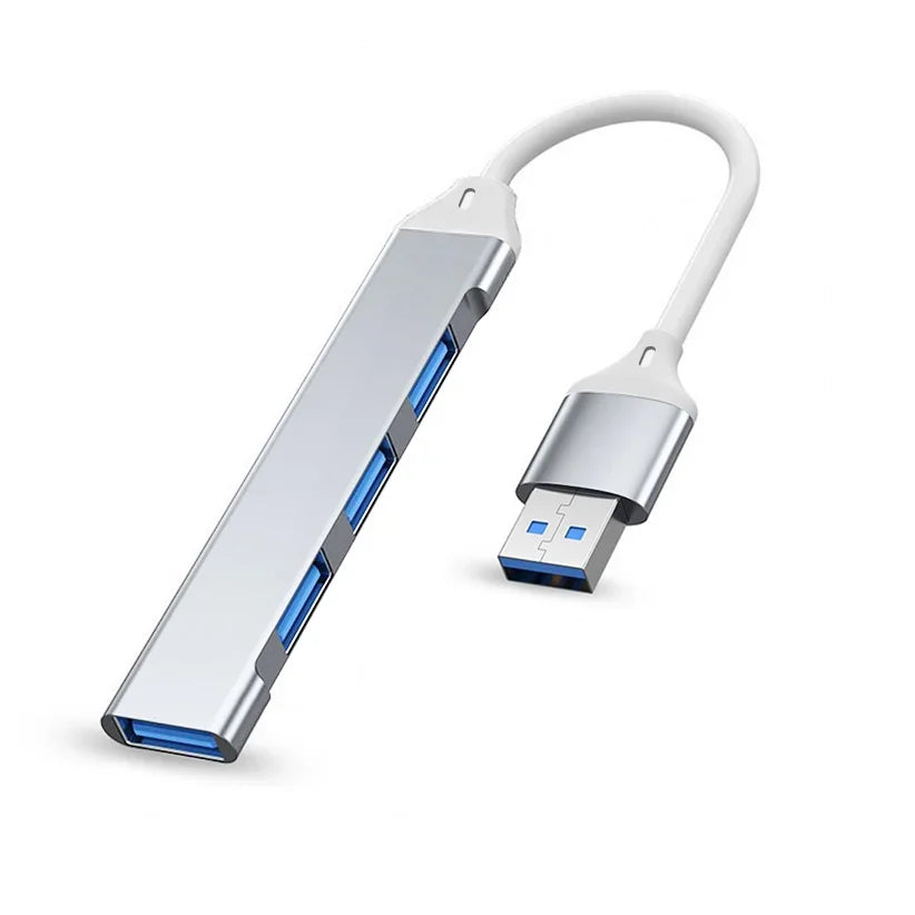 Aluminium USB Hub – 4 oder 7 Ports, USB-C oder USB-A