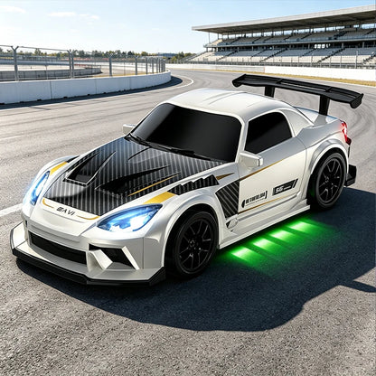 RC-Drift-Auto mit Licht & Ersatz-Driftreifen – High-Speed-ferngesteuertes Auto