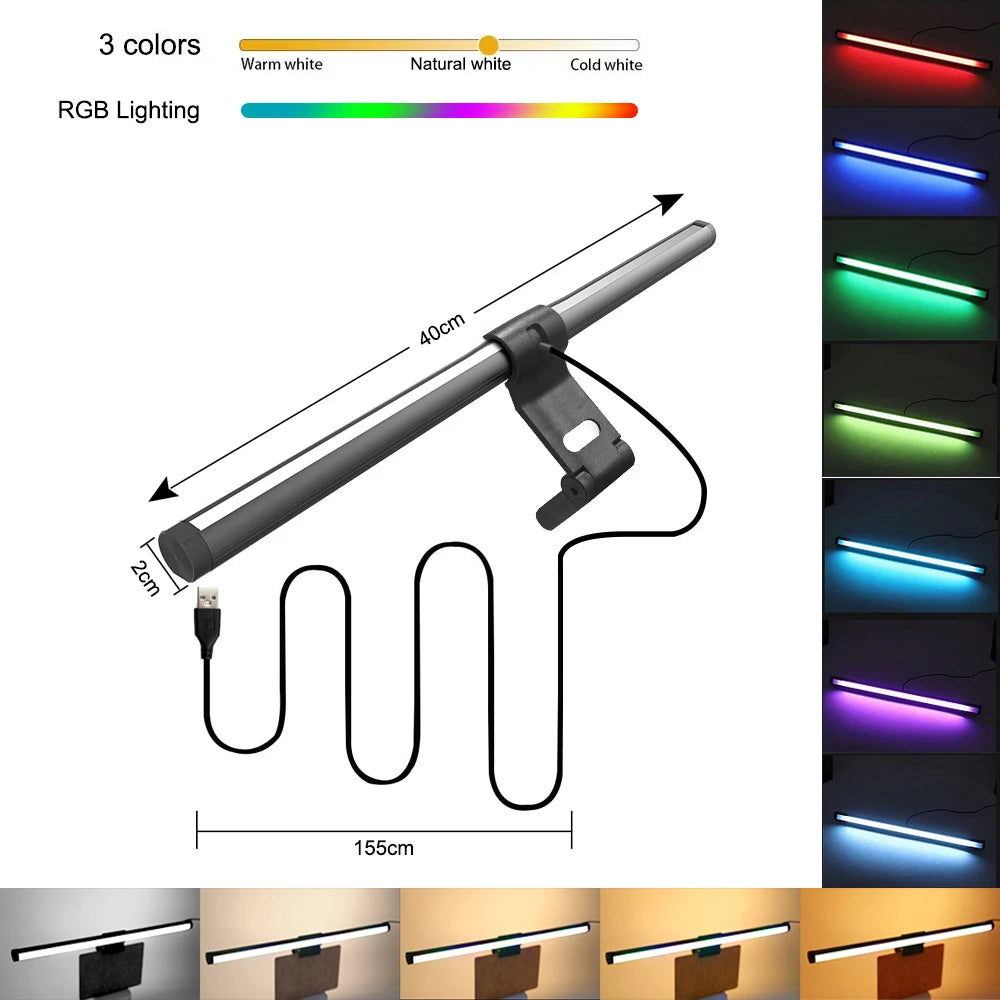 LED Monitor Light Bar – Dimmbare Bildschirmleuchte mit optionalem RGB