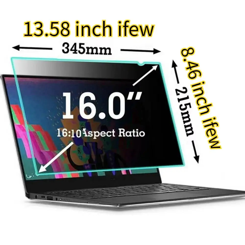 Laptop-Blickschutzfilter – Anti-Spionage-Schutz, 11,6–17,3 Zoll