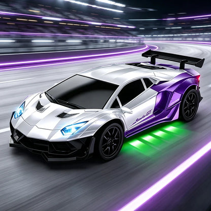 RC-Drift-Auto mit Licht & Ersatz-Driftreifen – High-Speed-ferngesteuertes Auto