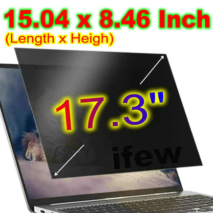 Laptop-Blickschutzfilter – Anti-Spionage-Schutz, 11,6–17,3 Zoll