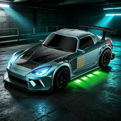 RC-Drift-Auto mit Licht & Ersatz-Driftreifen – High-Speed-ferngesteuertes Auto