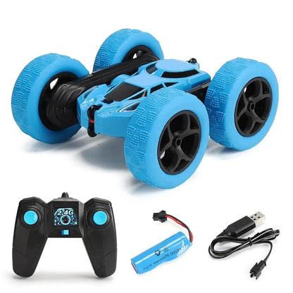 Beidseitig fahrbares RC-Stuntauto – 360°-Flips, geländegängig, LED-Lichter
