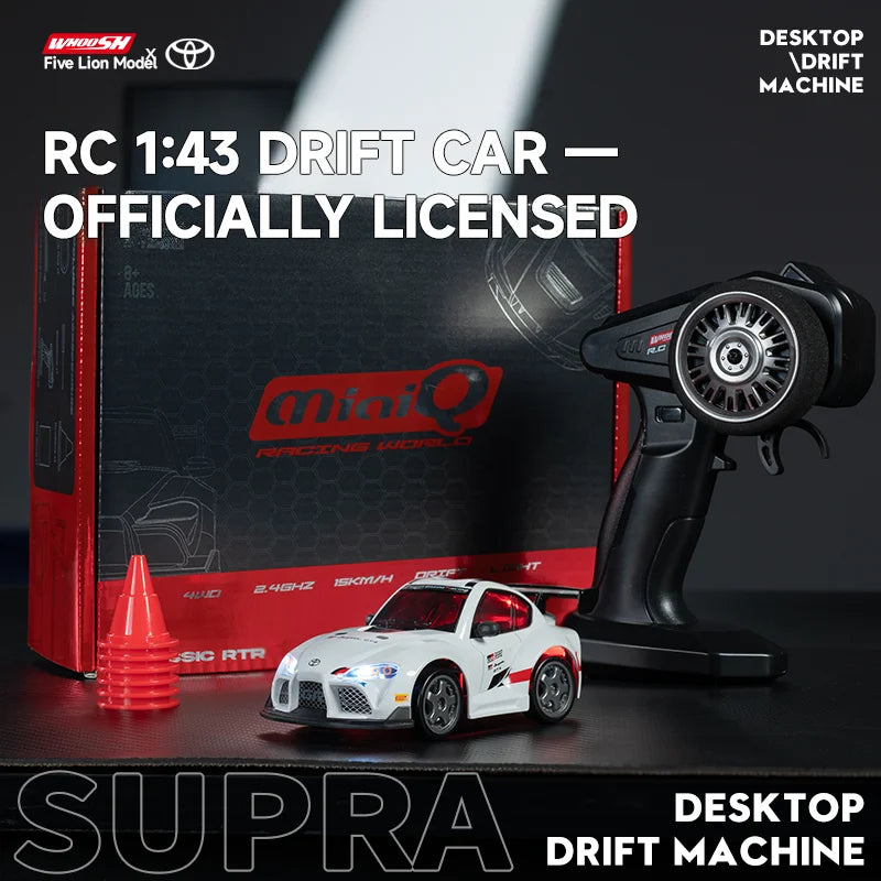 RC Mini Drift Auto 1:43 – Toyota Supra & Mitsubishi Evo | 2,4 GHz