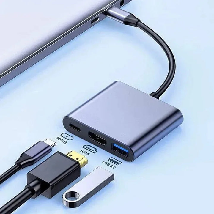 USB-C Hub mit 4K HDMI & PD Schnellladefunktion – Multiport-Adapter