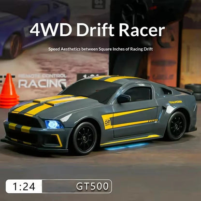1:24 RC-Drift-Auto – Allradantrieb (4WD), 2,4-GHz-Fernsteuerung, bis zu 20 km/h, LED-Beleuchtung