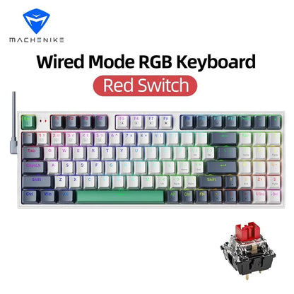Hot-Swappable RGB Mechanische Gaming-Tastatur – 94 Tasten, 90% Layout