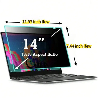 Laptop-Blickschutzfilter – Anti-Spionage-Schutz, 11,6–17,3 Zoll