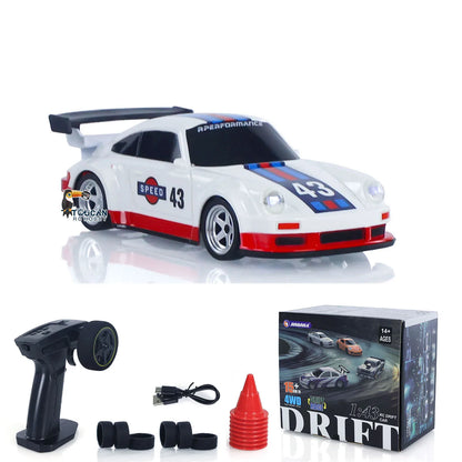 RC Drift Auto 1:43 Gyro 4305 4WD Allrad 2,4 GHz Mini Rennwagen RTR