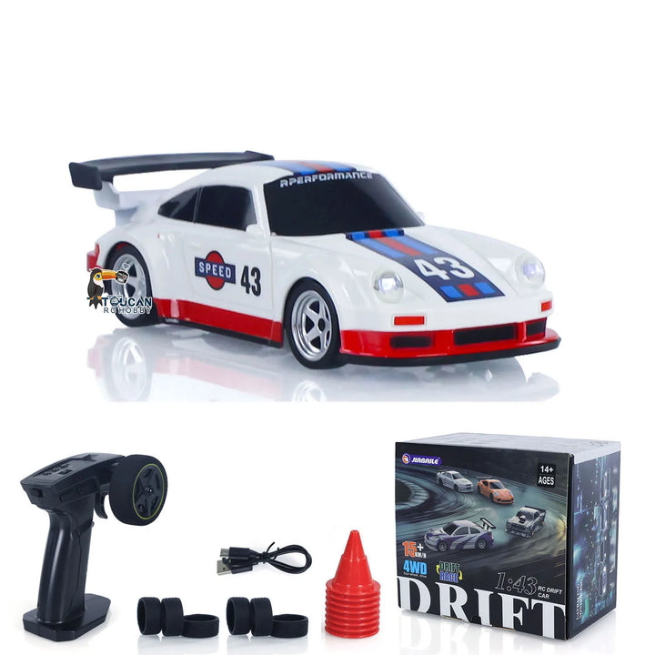 RC Drift Auto 1:43 Gyro 4305 4WD Allrad 2,4 GHz Mini Rennwagen RTR