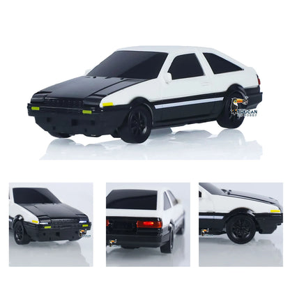 JIABAILE 4306 RC Drift Auto 1:43 mit Gyro 4WD 2,4 GHz Schwarz-Weiß
