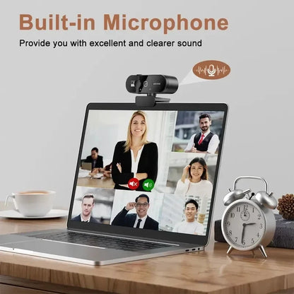 USB-Webcam mit Mikrofon & Autofokus – Full HD bis 4K