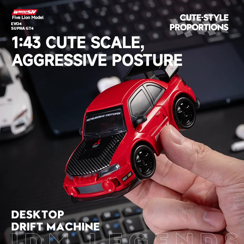 RC Mini Drift Auto 1:43 – Toyota Supra & Mitsubishi Evo | 2,4 GHz