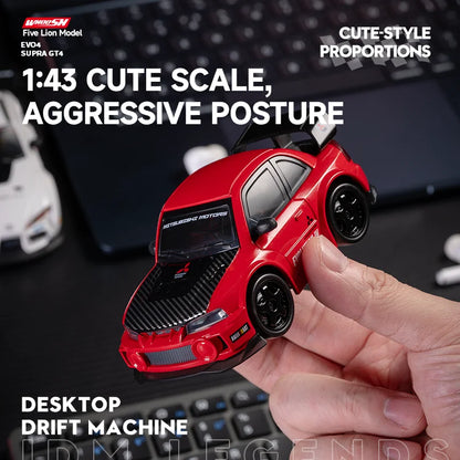 RC Mini Drift Auto 1:43 – Toyota Supra & Mitsubishi Evo | 2,4 GHz