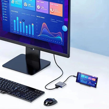 USB-C Hub mit 4K HDMI & PD Schnellladefunktion – Multiport-Adapter