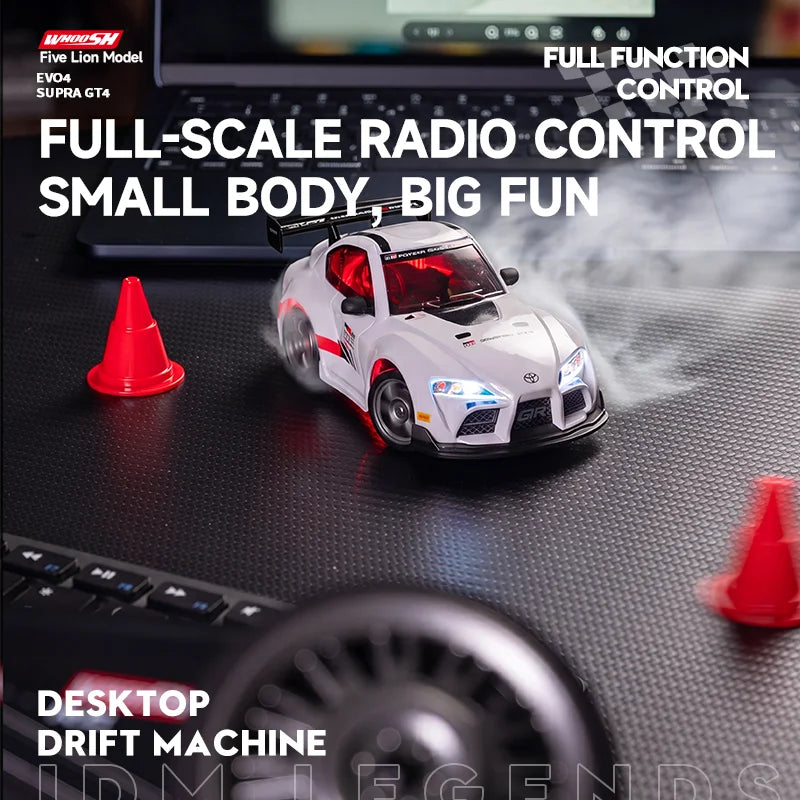 RC Mini Drift Auto 1:43 – Toyota Supra & Mitsubishi Evo | 2,4 GHz
