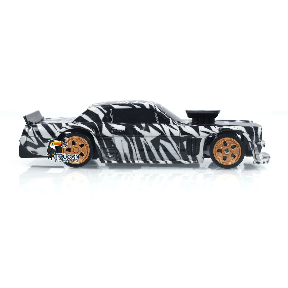 JIABAILE 4301 RC Drift Auto 1:43 mit Gyro 4WD 2,4 GHz Schwarz