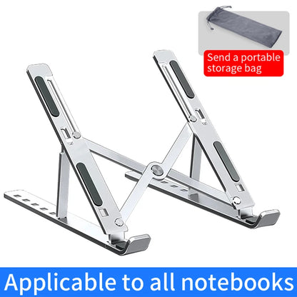 Verstellbarer Aluminium-Laptopständer – faltbar & tragbar