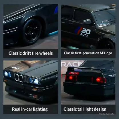 1:24 RC-Drift-Auto – Allradantrieb (4WD), 2,4-GHz-Fernsteuerung, bis zu 20 km/h, LED-Beleuchtung
