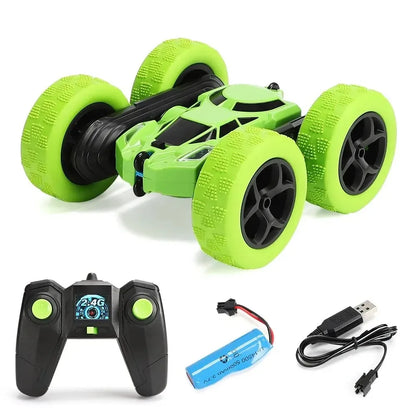 Beidseitig fahrbares RC-Stuntauto – 360°-Flips, geländegängig, LED-Lichter