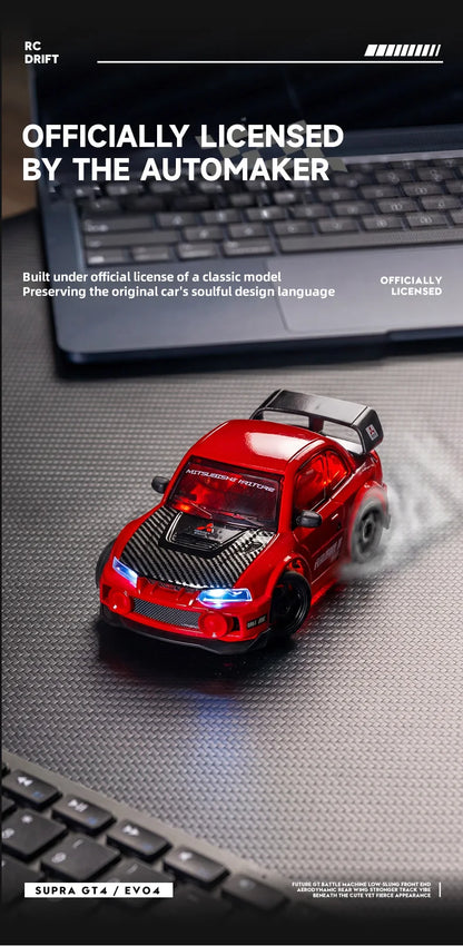 RC Mini Drift Auto 1:43 – Toyota Supra & Mitsubishi Evo | 2,4 GHz