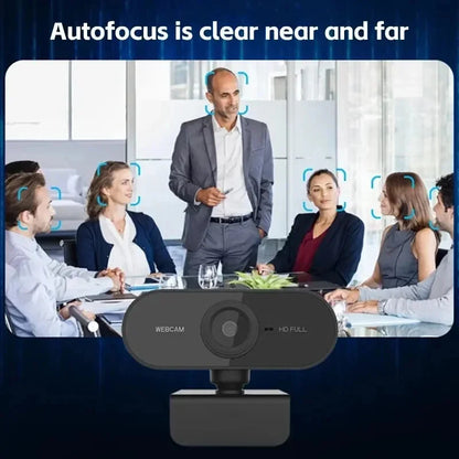 USB-Webcam mit Mikrofon & Autofokus – Full HD bis 4K