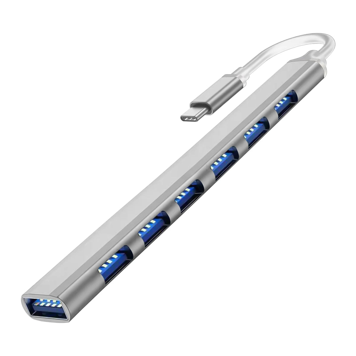Aluminium USB Hub – 4 oder 7 Ports, USB-C oder USB-A
